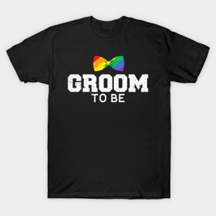 Groom LGBT  Gay Wedding Bachelor T-Shirt